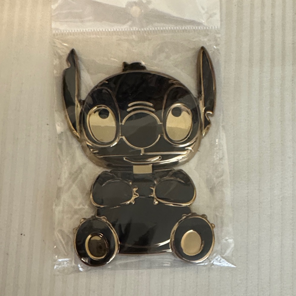Fashion Jewelry stitch Black and Gold Phone mirror